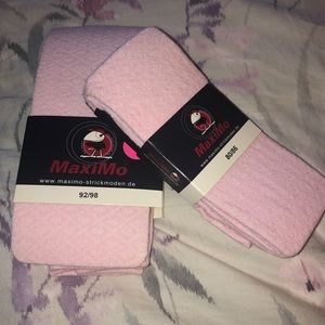 Maximo baby pink girls tights